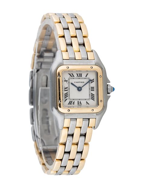 cartier panthere two tone watch|cartier panthere with diamonds.